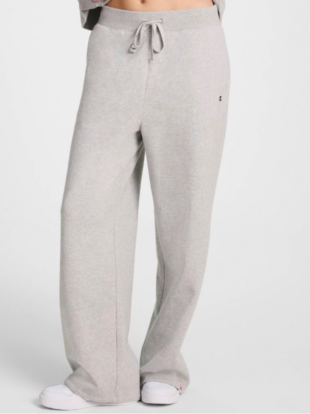 Champion Women's High-Rise Fleece
Wide Leg Sweatpants - Heather Gray XXL